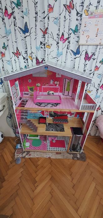 Casa de păpuși, jucări, casa de jucări, casa pentru fetite , casuta