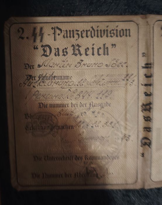 паспорти-документи, WW2.