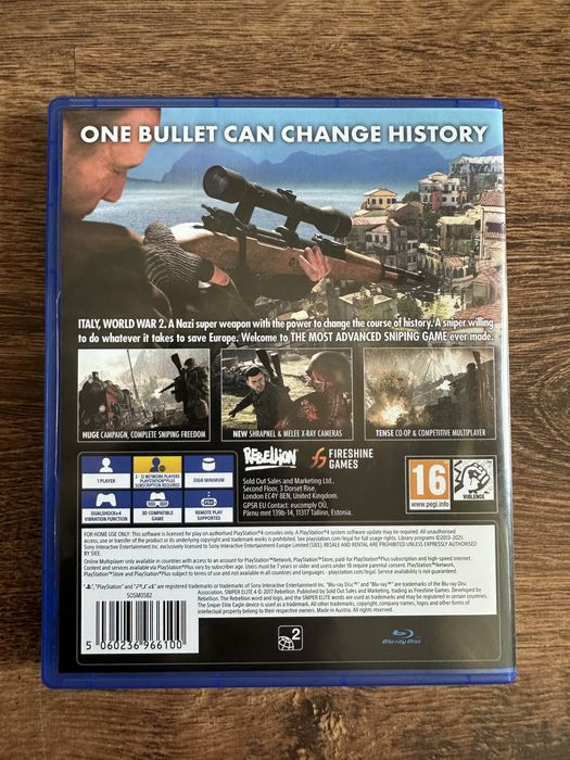 Sniper Elite 4 PS4