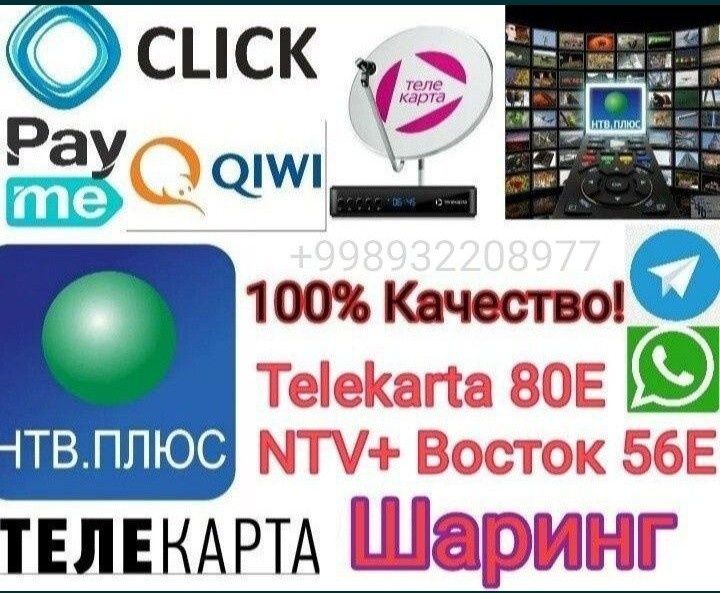 IPTV, шаринг, и продления каты доступа Телекарта