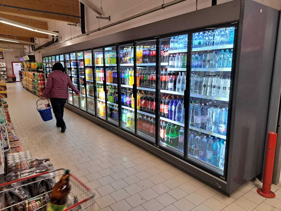 Rafturi frigorifice pentru magazin sau supermarket second hand