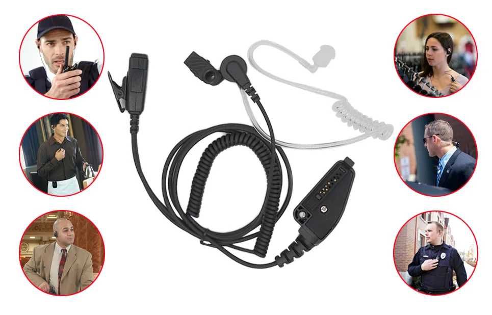 KHS-11BL Căști pentru Kenwood NX-5200/5300/5400 NX TK