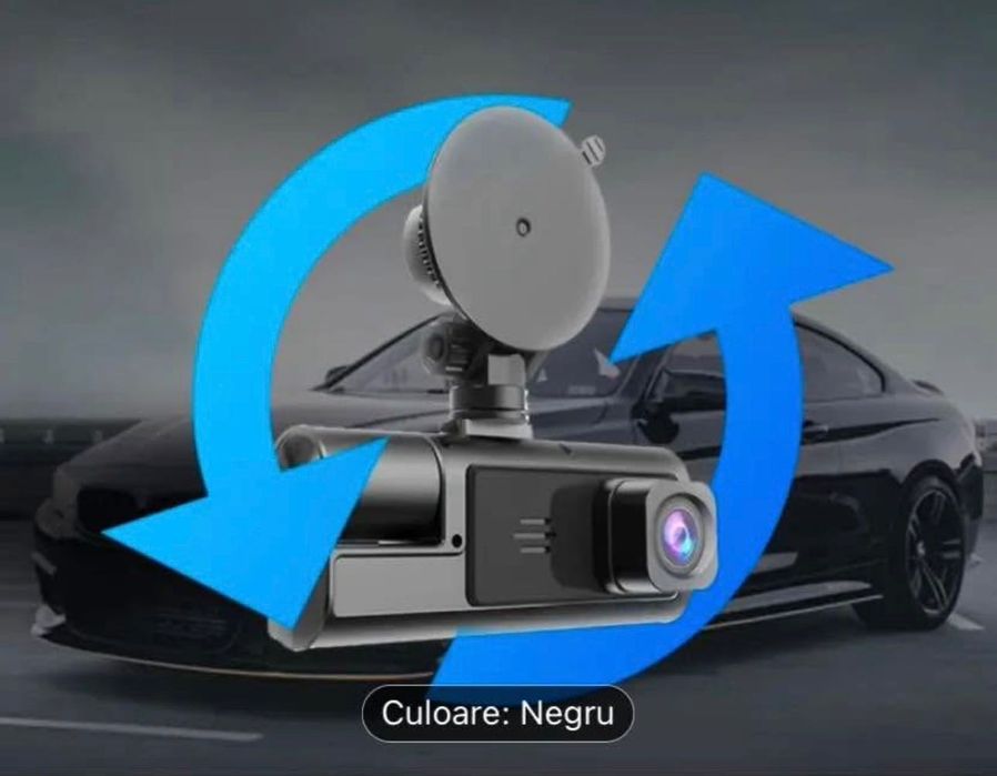 Camera de bord HD cu 3 camere + card 32  GB