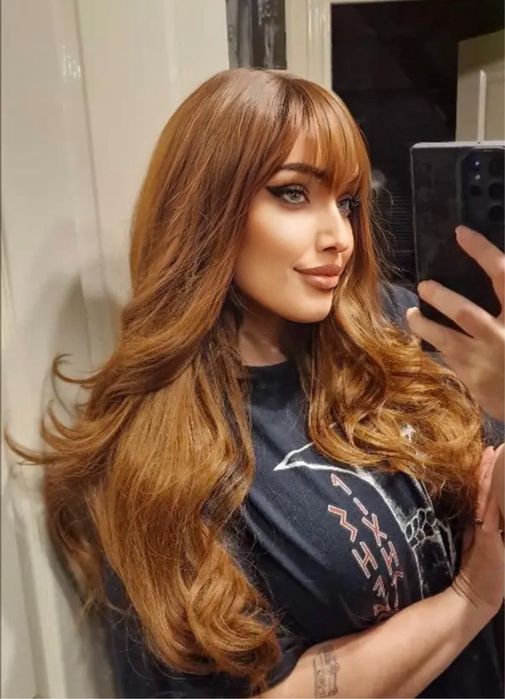 Перука кестенява