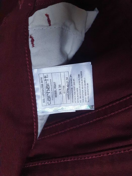 Blugi CARHARTT WIP "Rebel Pant" Skinny - Marime W34 L34 (Talie 88 cm)