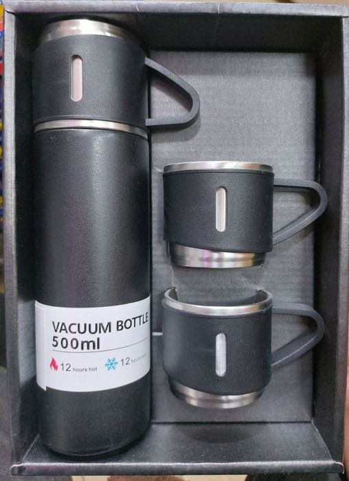 Термос 0,5 л. с 3 кружками