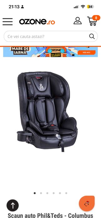 Scaun auto cu issofix