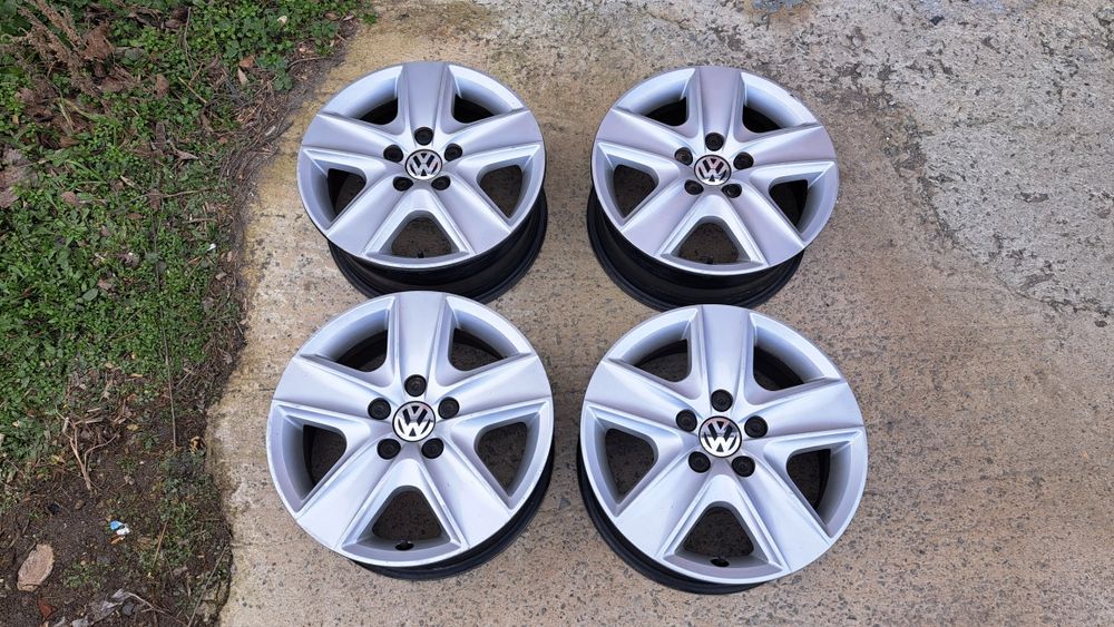 Метални Джанти 16" 5х112 Фолксваген + оригинални тасове