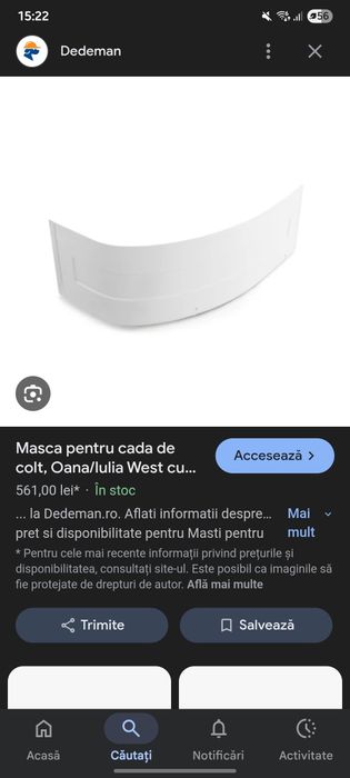 Mască de cadă colț