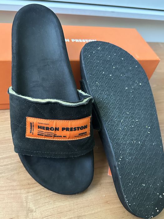 Heron Preston велурени чехли