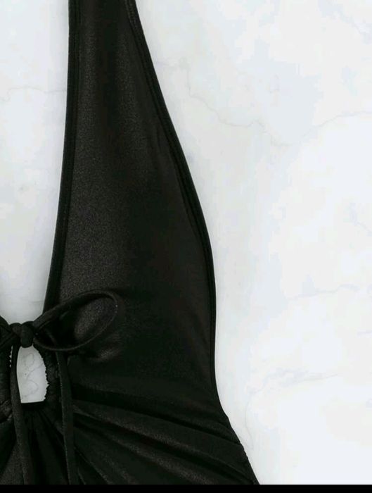 Дамски  черен бански, нов