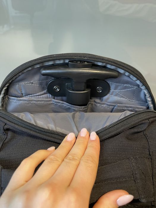 Rucsac pentru laptop Samsonite cu roți, negru