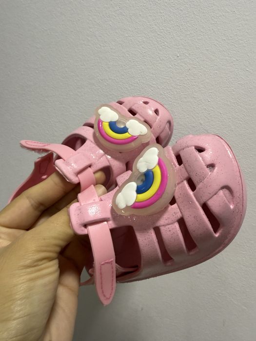 Vand sandale DDStep roz cu norisor marimea 23