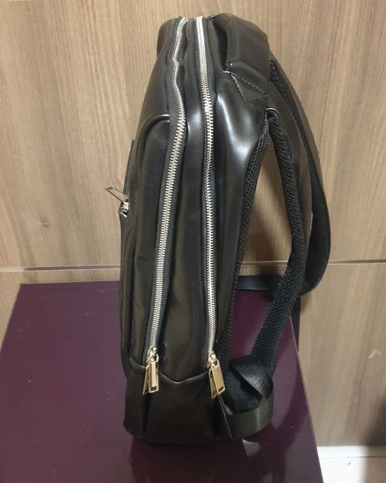 Rucsac Aeronautica Militare, Piele, Negru , NOU