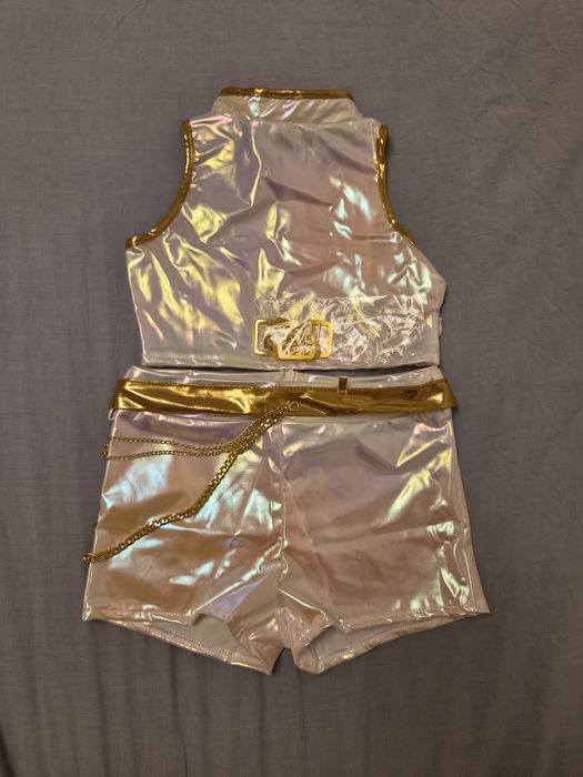 Costum K-Pop Devil Hunter, culoare perla, 110cm