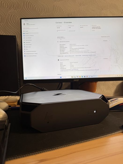 HP Z2 Mini G3 Workstation — Xeon, 16 ГБ ОЗУ, NVIDIA Quadro