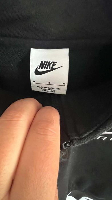 Дамска блуза Nike NSW AIR FLC TOP BLACK