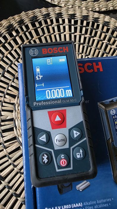 Telemetru laser  GLM 50C Professional,  conectivitate Bluetooth, displ