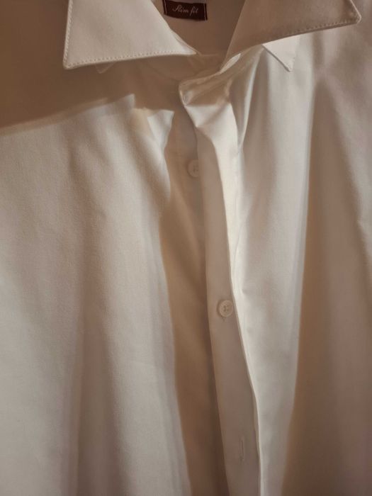 Camasa alba de ceremonie Slim Fit