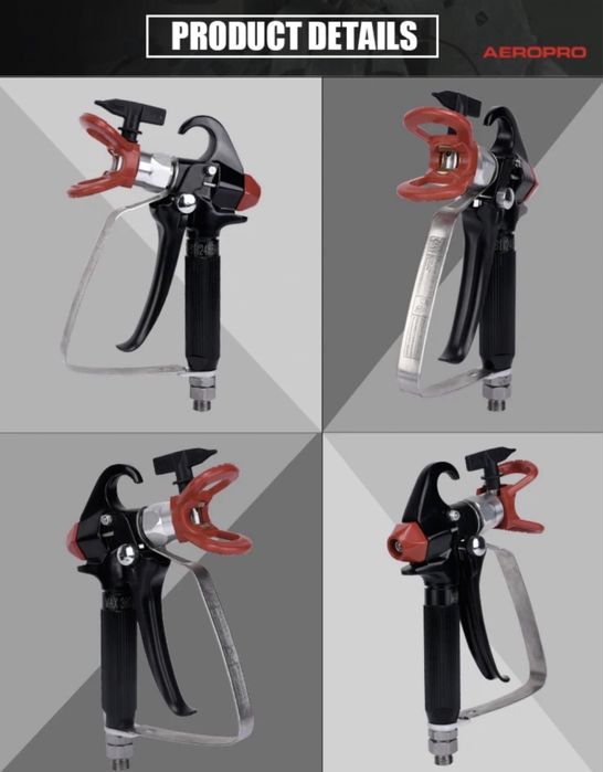 Aeropro ! Пистолет за безвъздушно боядисване Aeropro 821 и 818 C !