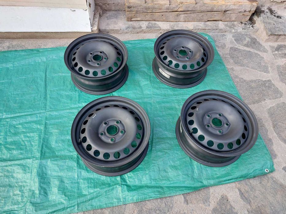 4 бр. железни джанти, 15 цола 5х112