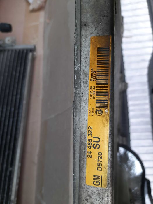 radiator aer conditionat opel