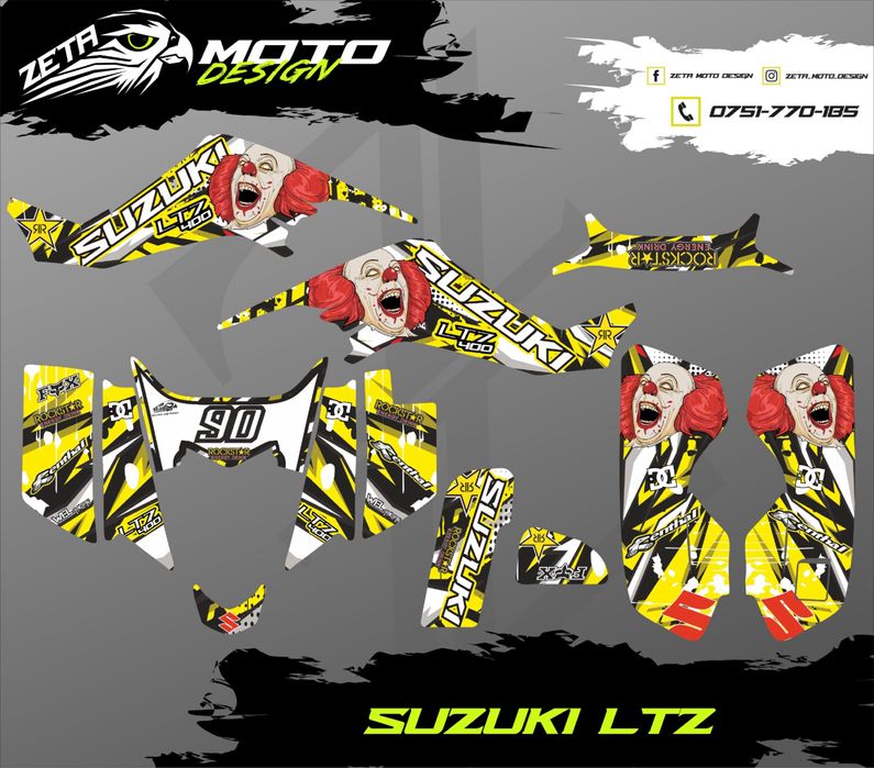 Stickere Atv - Quad Suzuki LTZ 400 400cc si alte modele
