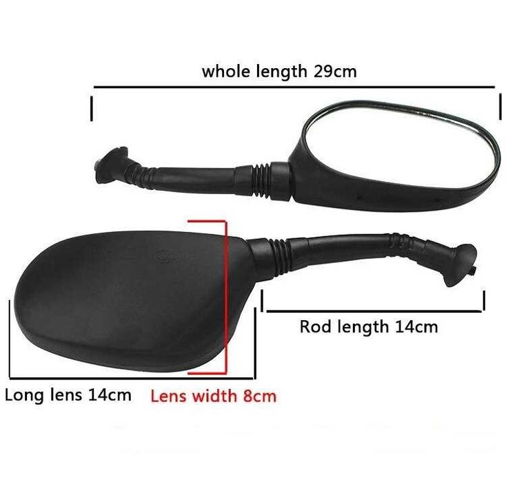 Огледала за мотоциклет 8мм комплект