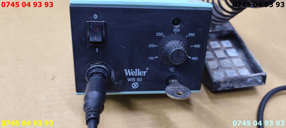 statie lipit WELLER WS50 si letcon completa functionala cu proba