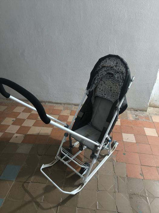 Продам сани+коляску 2в1 и качели