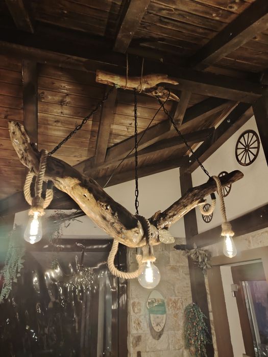 Винтидж пендел,масив, ръчна изработка