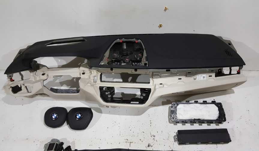 BMW seria 5 g30 kit airbag - plansa de bord - set centuri de siguranta