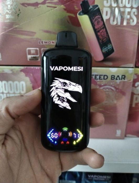 Vape 50.000 Puffs Reincarcabil Touch Screen Amprenta Reincarcabil