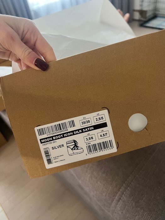 Зимние ботинки стильные moon boot на морозы