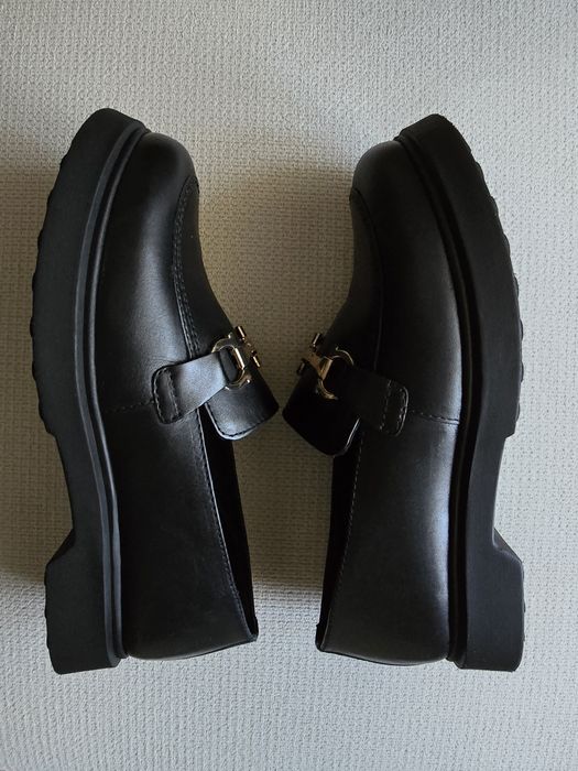 Pantofi piele culoare negru
