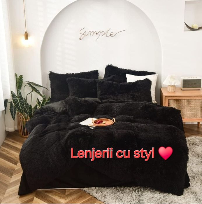 Lenjerii 6piese FLUFFY cu ciucuri