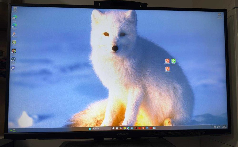 Vand Monitor/Gaming/QLED/43''/Gigabyte/Aorus/FV43U/4KUHD144Hz 1msNegru