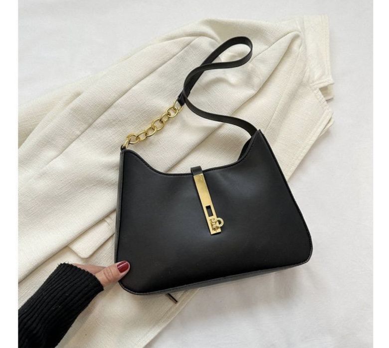 сумка багет черный