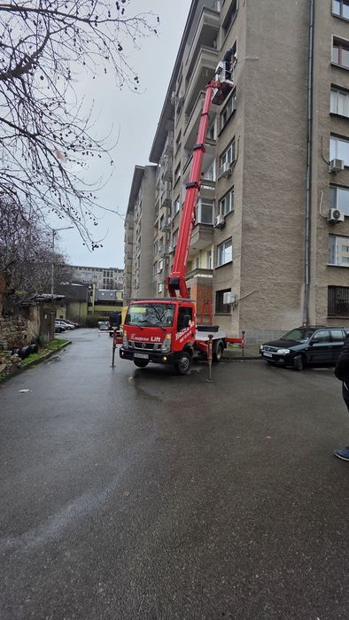 Вишка Камион с Кран и автокран под наем