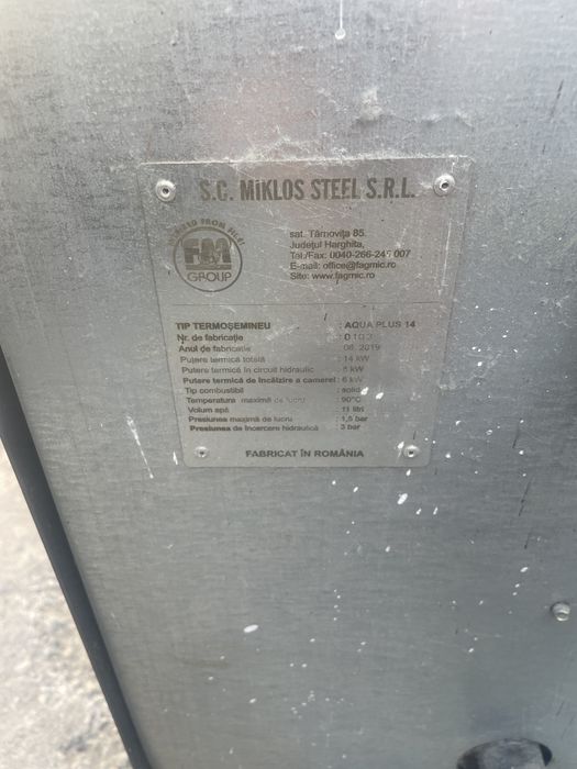 Termosemineu  pentru incalzire centrala