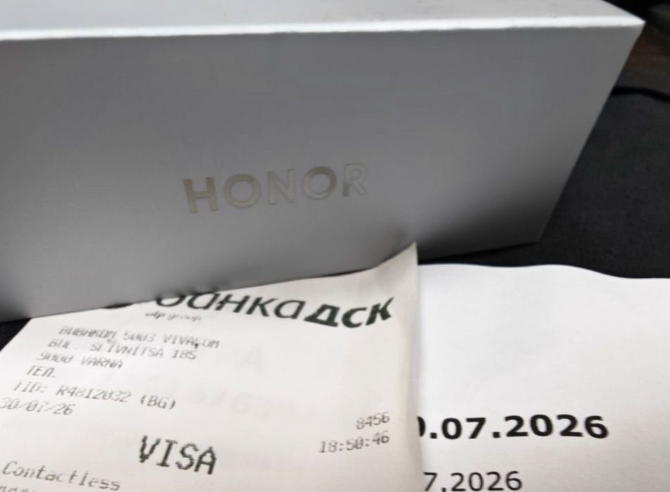 КАТО НОВ 512GB Honor Magic 8 Pro Vivacom Гаранция 2028 год. Black