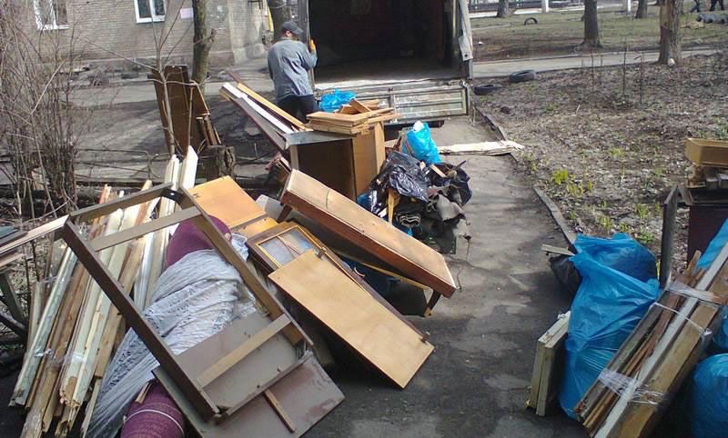 Вывоз мусора, строительный, хлам