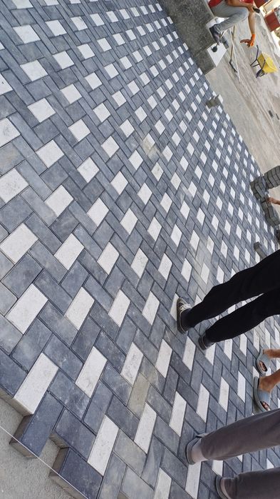 Укладка брусчатки