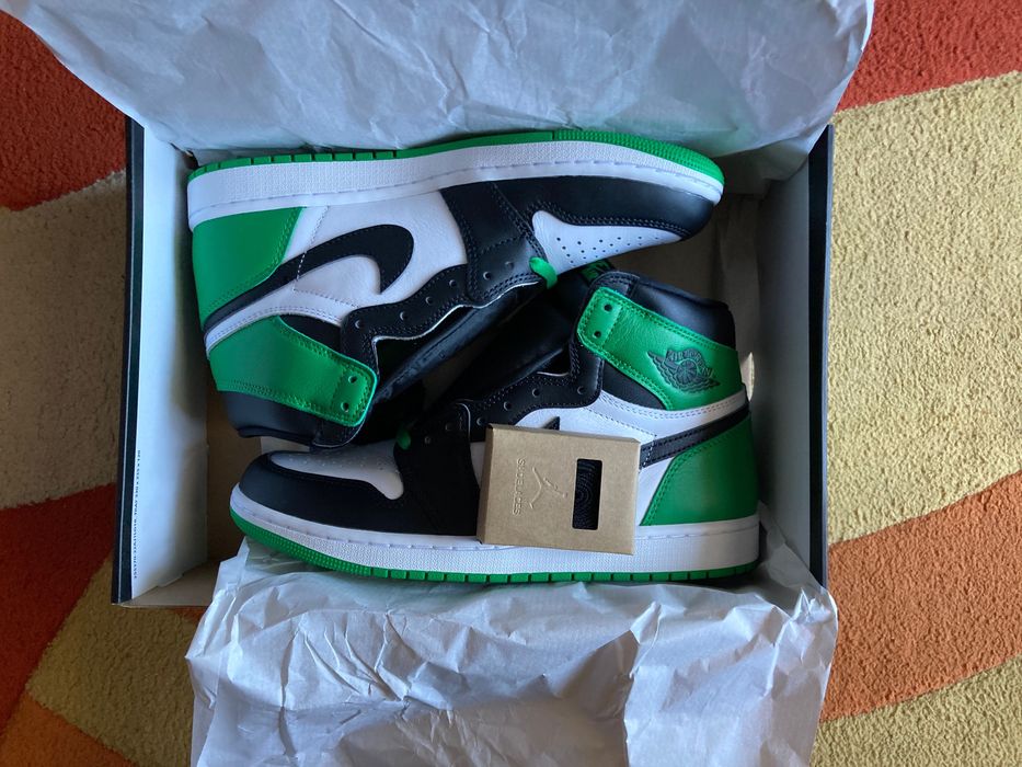 Jordan 1 high lucky green