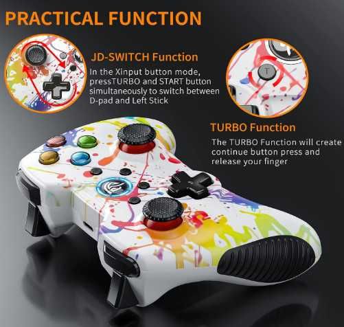 Безжичен контролер EasySMX 2.4G с вградена батерия