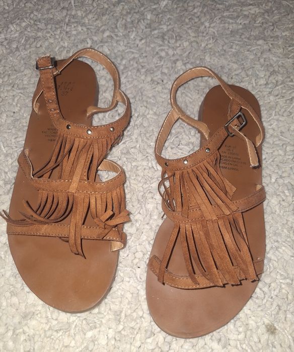 Sandale piele întoarsă