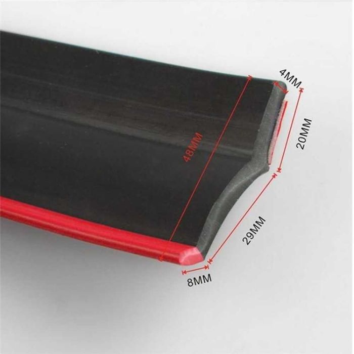 Гумен лип спойлер SAMURAI за брони - 3 цвята.