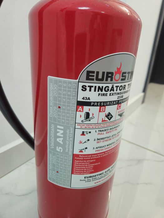 Extinctor 6kg NOU stingător incendiu profesional