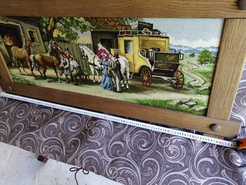 Голям гоблен с рамка масив