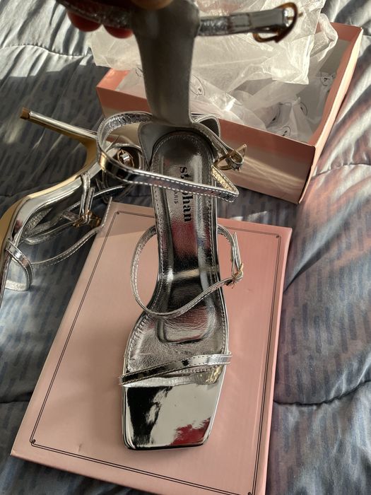 Сандали на ток - 38